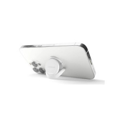 VONMAHLEN Support Bague pour Téléphone Modèle Backflip Allroundo Fixation Magnétique Blanc