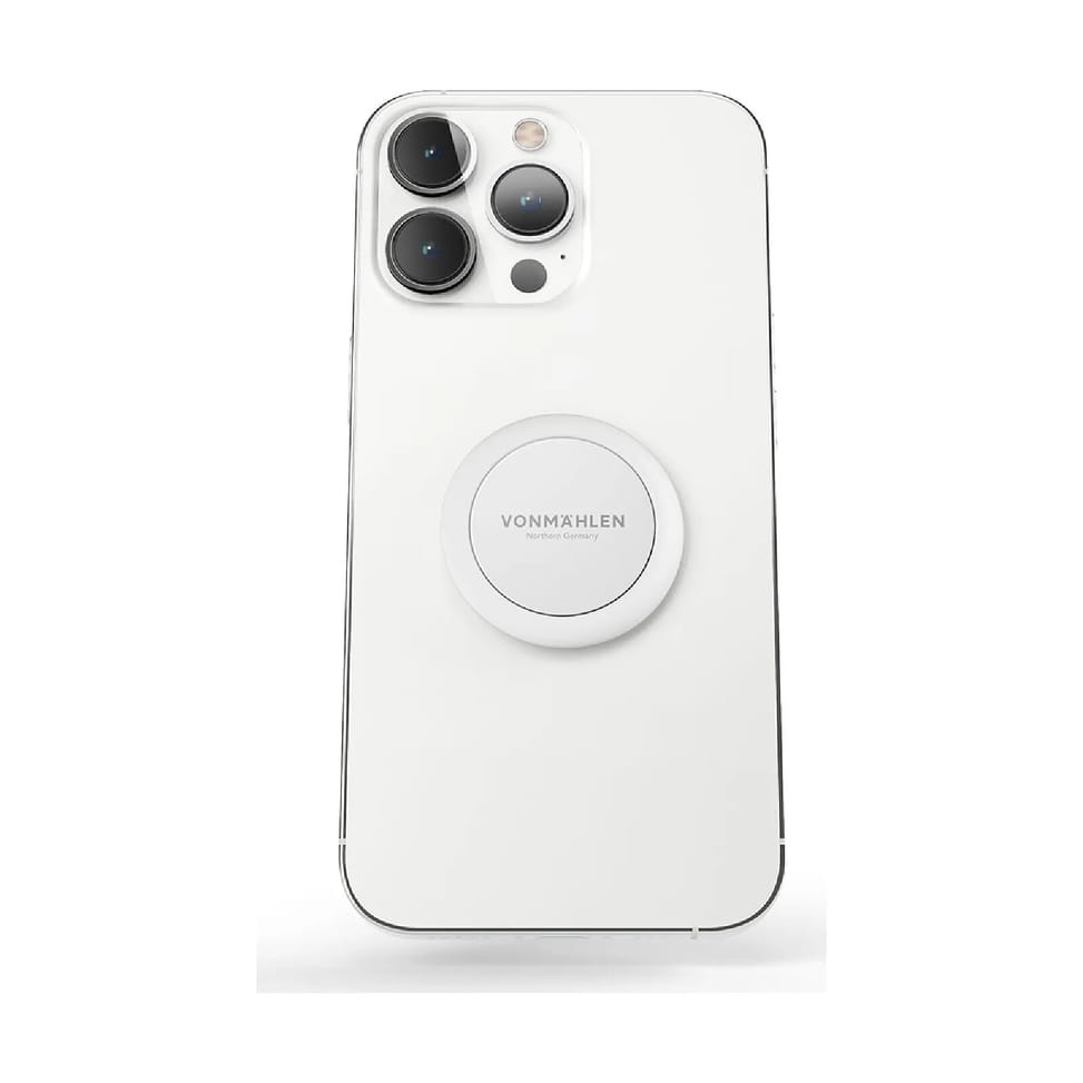 VONMAHLEN Support Bague pour Téléphone Modèle Backflip Allroundo Fixation Magnétique Blanc — image 2