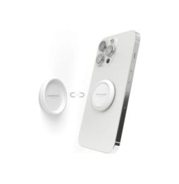 VONMAHLEN Support Bague pour Téléphone Modèle Backflip Allroundo Fixation Magnétique Blanc