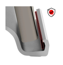 XO Support Bureau en Aluminium Minimaliste Pour Smartphone Gris