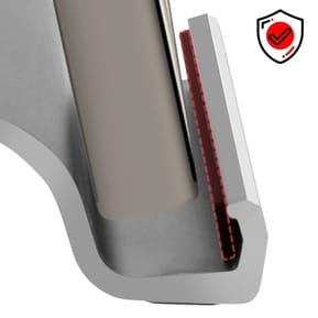 XO Support Bureau en Aluminium Minimaliste Pour Smartphone Gris — image 3