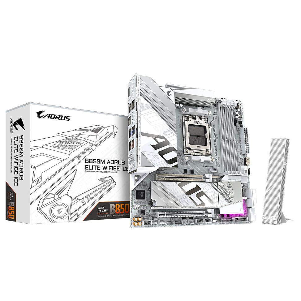 Gigabyte B850M AORUS ELITE WIFI6E ICE — image 1