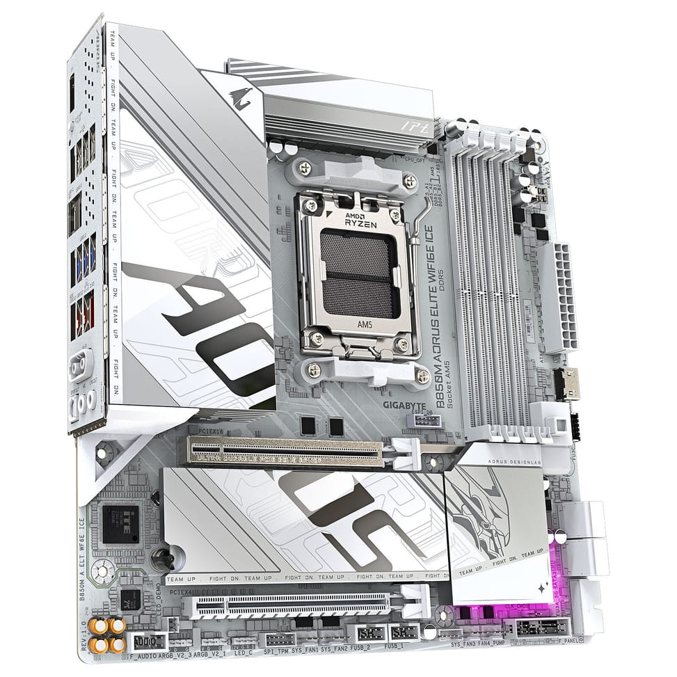 Gigabyte B850M AORUS ELITE WIFI6E ICE — image 4