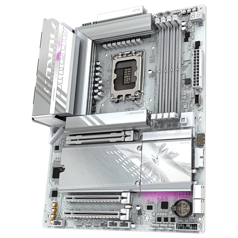 Gigabyte B860 AORUS ELITE WIFI7 ICE — image 2