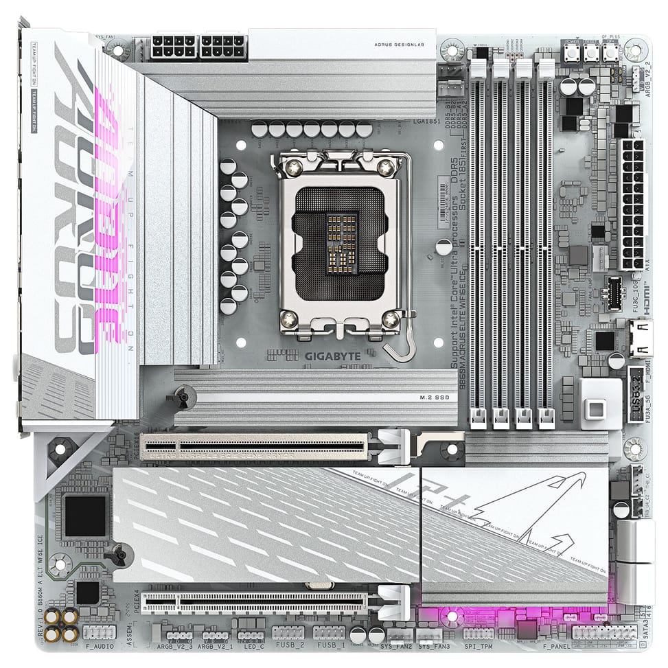 Gigabyte B860M AORUS ELITE WIFI6E ICE — image 3