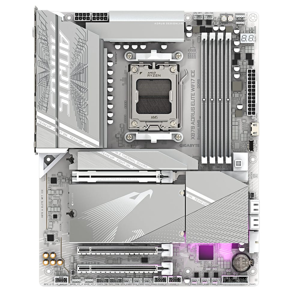 Gigabyte X870 AORUS ELITE WIFI7 ICE — image 2