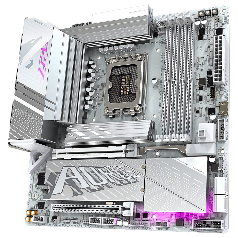 Gigabyte Z890M AORUS ELITE WIFI7 ICE — image 2
