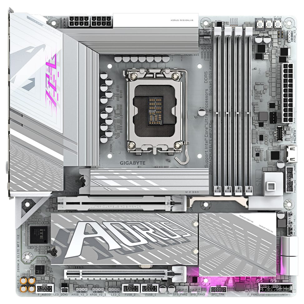 Gigabyte Z890M AORUS ELITE WIFI7 ICE — image 3