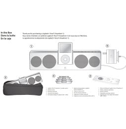 Haut-parleur Stéréo Logitech Pure-Fi Anywhere 2 pour iPod/iPhone (984-000061)