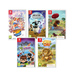Pack 5 jeux de plateforme Nintendo Switch (Code in a Box)