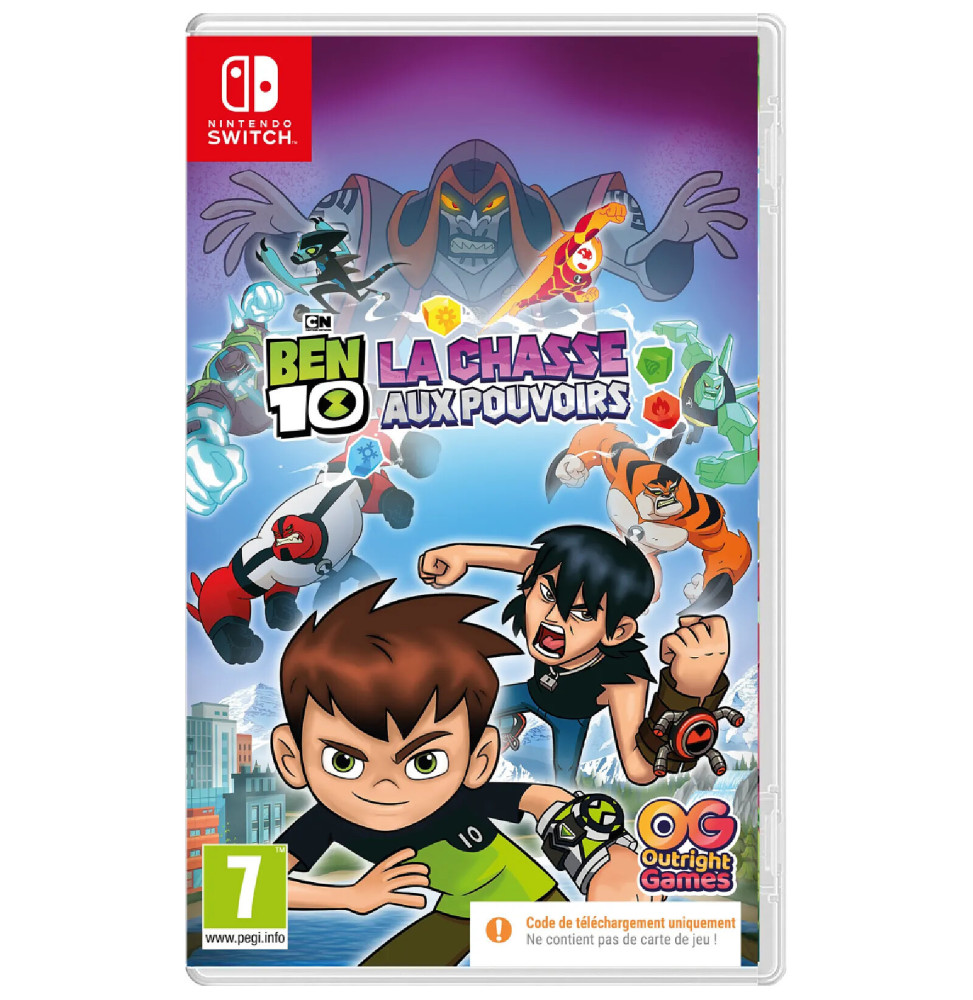 Ben 10 la Chasse aux Pouvoirs Nintendo Switch (Code de Téléchargement)
