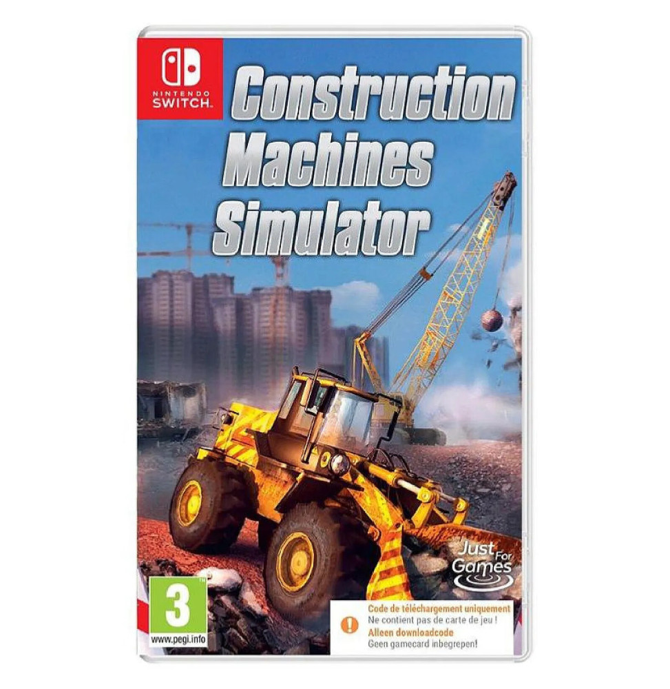 Construction Machines Simulator Nintendo SWITCH (Code de téléchargement)