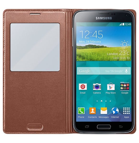 Etui  View Cover pour Samsung Galaxy S5