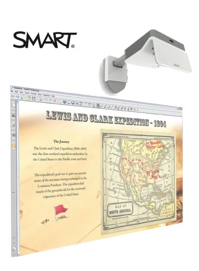 Vidéo projecteur interactif SMART fourni avec logiciel Noteb (SLR60WI)