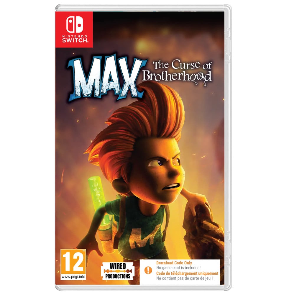 Max The Curse of Brotherhood Nintendo SWITCH (Code de téléchargement)