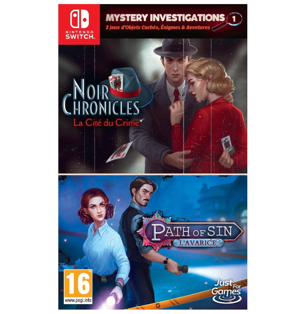 Mystery Investigations Path of Sin: Greed + Noir Chronicles: City of Crime pour