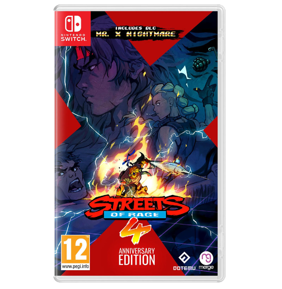Streets of Rage 4 Anniversary Edition Nintendo SWITCH