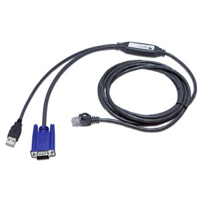Câble d’accès intégré DELL DUSBIAC-10 CAT 5 (RJ-45 - USB/VGA - 3,05 m)
