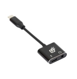 INOVU Adaptateur Audio USB-C vers Jack 3.5 mm + USB-C Power Delivery 60W