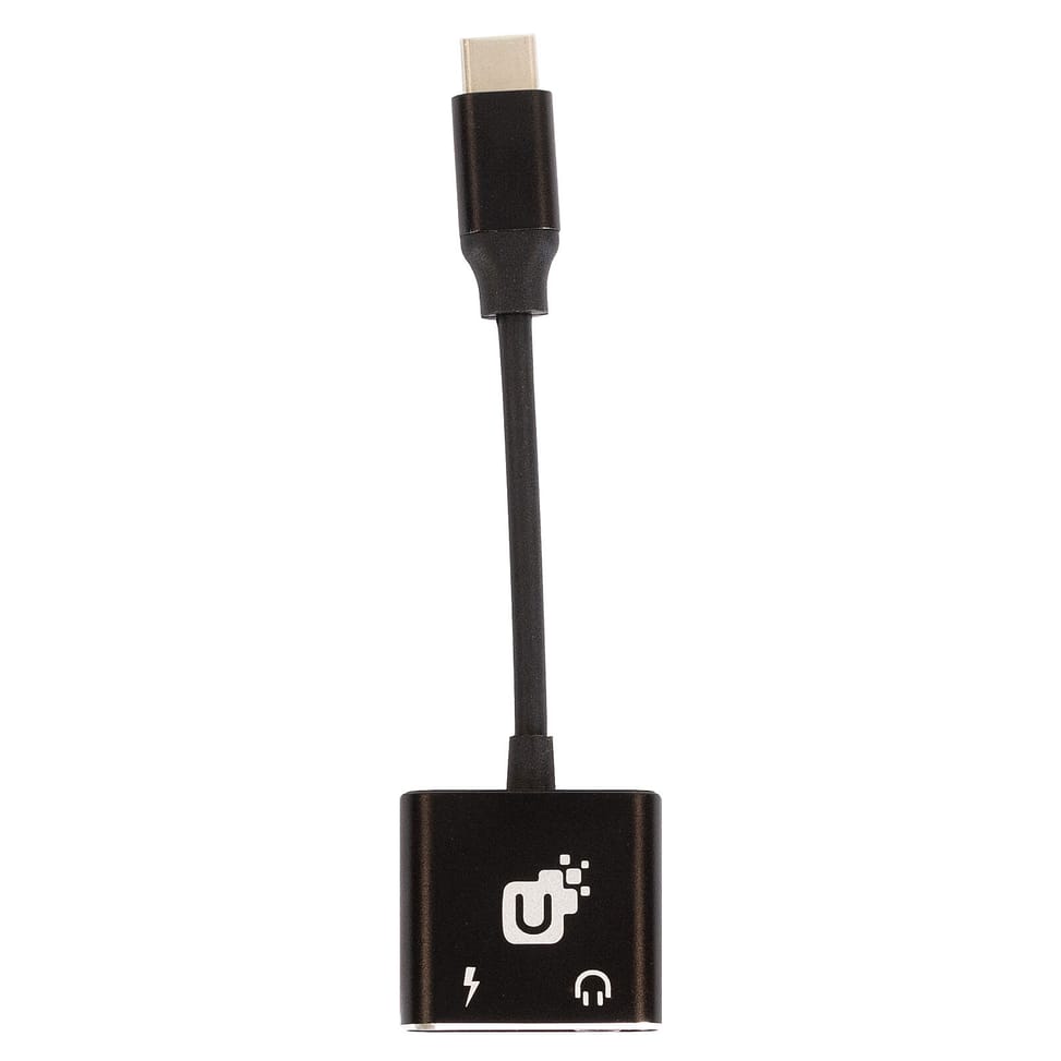 INOVU Adaptateur Audio USB-C vers Jack 3.5 mm + USB-C Power Delivery 60W — image 2