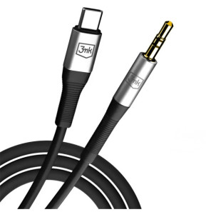 3mk Câble USB C vers Jack 3.5mm Aluminium...
