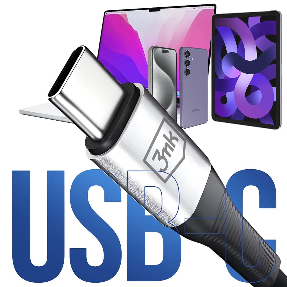 3mk Câble USB C vers Jack 3.5mm Aluminium Robuste Son Haute Fidélité 1m Noir — image 3