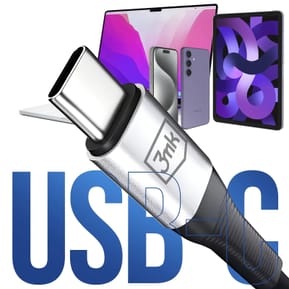 3mk Câble USB C vers Jack 3.5mm Aluminium Robuste Son Haute Fidélité 1m Noir — image 3