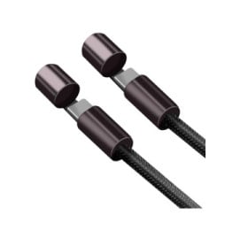 4smarts Câble Cordon USB Type C 60W Power Delivery Design Tressé Noir