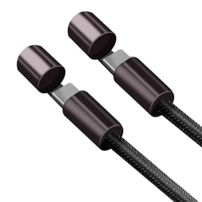4smarts Câble Cordon USB Type C 60W Power Delivery Design Tressé Noir — image 2