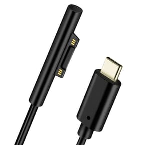 4smarts Câble USB type C Microsoft Surface Recharge Rapide 1m Noir