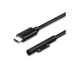 4smarts Câble USB type C Microsoft Surface Recharge Rapide 1m Noir