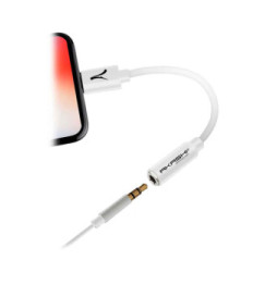 Akashi Adaptateur Audio USB-C vers Jack 3.5 mm Blanc