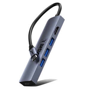 Akashi Hub USB Type-C 5-en-1