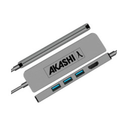 Akashi Hub USB Type-C 5-en-1
