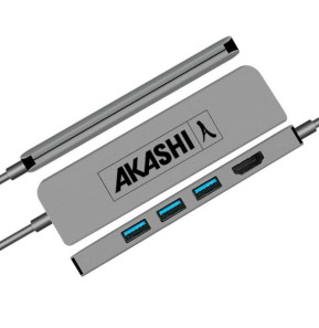 Akashi Hub USB Type-C 5-en-1