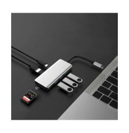 Akashi Hub USB Type-C 7-en-1