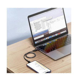 Akashi Câble Eco Kevlar USB-C vers USB-C Noir (1.5 m)