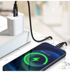 Akashi Câble Eco Kevlar USB-C vers USB-C Noir (1.5 m)