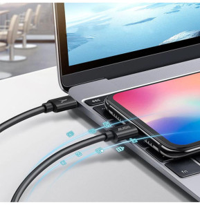 Akashi Câble Eco USB-C vers USB-C Noir (1 m)
