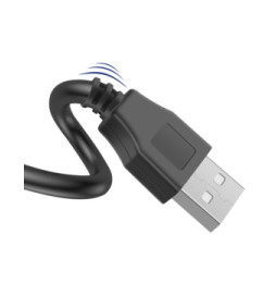 Akyga Adaptateur Hub USB 4 Ports USB 15cm Transfert de données et Charge Noir