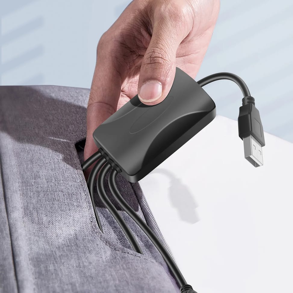 Akyga Adaptateur Hub USB 4 Ports USB 15cm Transfert de données et Charge Noir — image 5