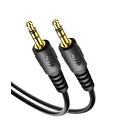 Akyga Câble Audio Auxiliaire Jack 3.5mm vers Jack 3.5mm 1.8m Noir