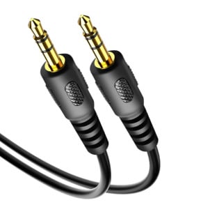 Akyga Câble Audio Auxiliaire Jack 3.5mm vers Jack 3.5mm 1.8m Noir