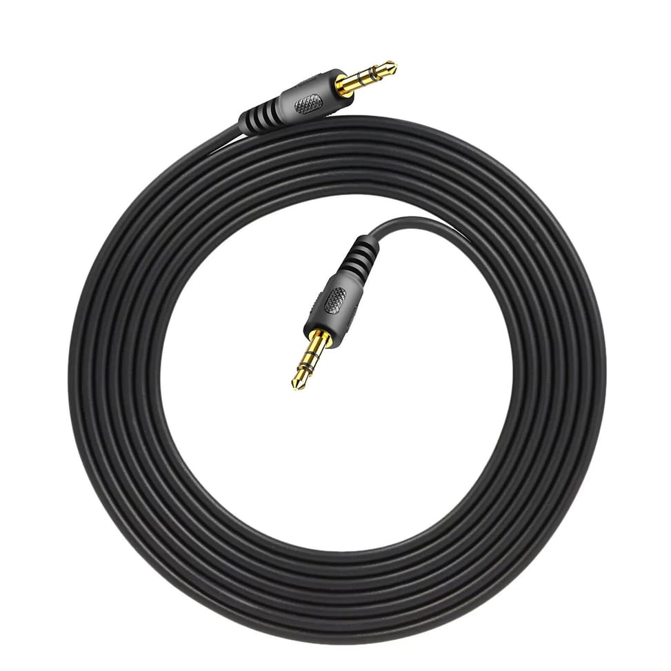 Akyga Câble Audio Auxiliaire Jack 3.5mm vers Jack 3.5mm 1.8m Noir — image 2