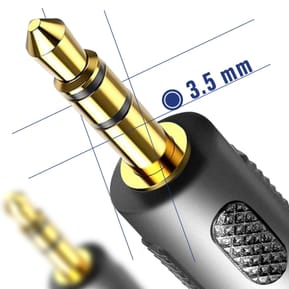 Akyga Câble Audio Auxiliaire Jack 3.5mm vers Jack 3.5mm 1.8m Noir — image 3