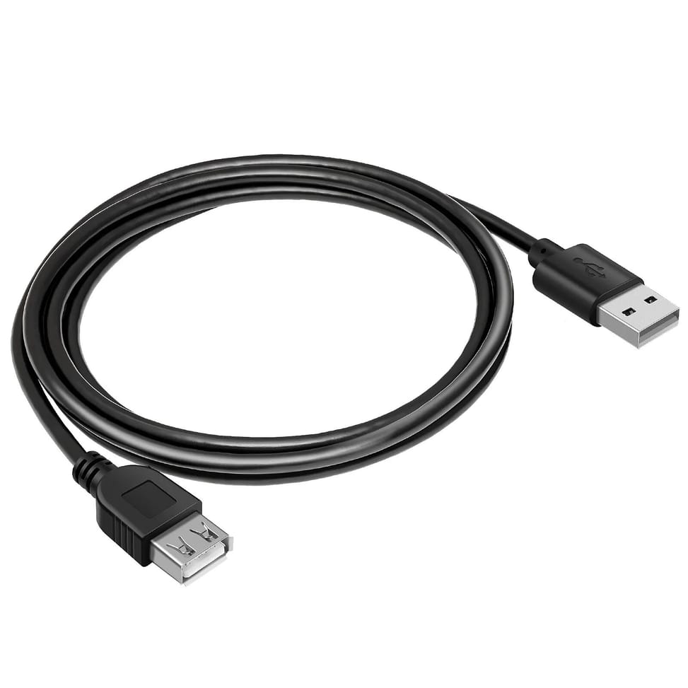 Akyga Câble d'Extension USB vers USB Transfert de Données Rapide Longueur 3m Noir — image 2