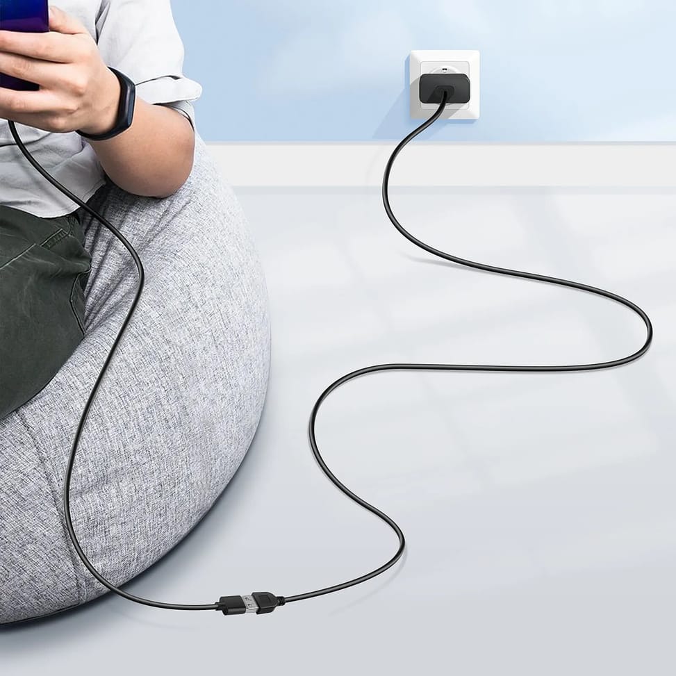 Akyga Câble d'Extension USB vers USB Transfert de Données Rapide Longueur 3m Noir — image 3