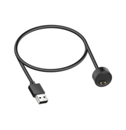 Akyga Câble de Charge USB vers Xiaomi Mi Band 7 / Mi Band 6 / Mi Band 5 50cm Noir