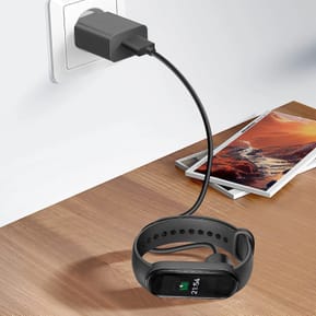 Akyga Câble de Charge USB vers Xiaomi Mi Band 7 / Mi Band 6 / Mi Band 5 50cm Noir — image 3