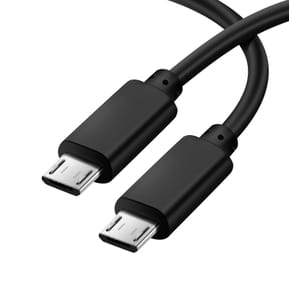Akyga Câble Micro USB vers Micro USB 60cm Recharge et Synchronisation rapide Noir